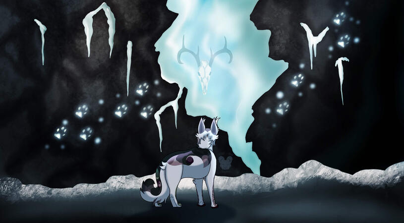 Cave scene Cave scene