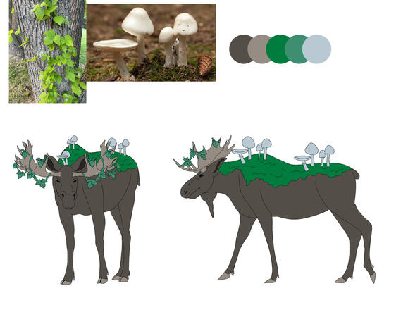 Moose concept art Moose concept art