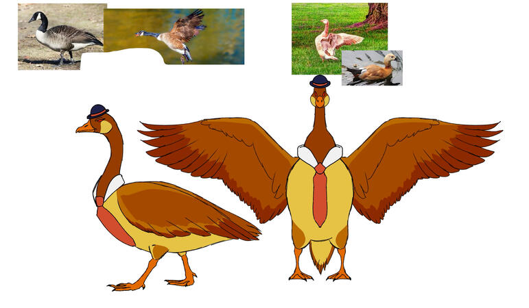 Golden goose concept art Golden goose concept art